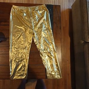 Gold leggings